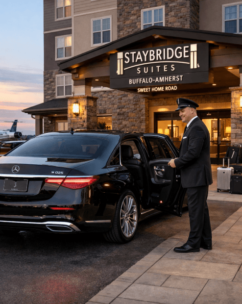 Buffalo Airport to Staybridge Suites Amherst Black Car Service