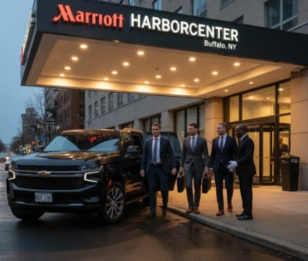 mariott harborcenter ny black car service