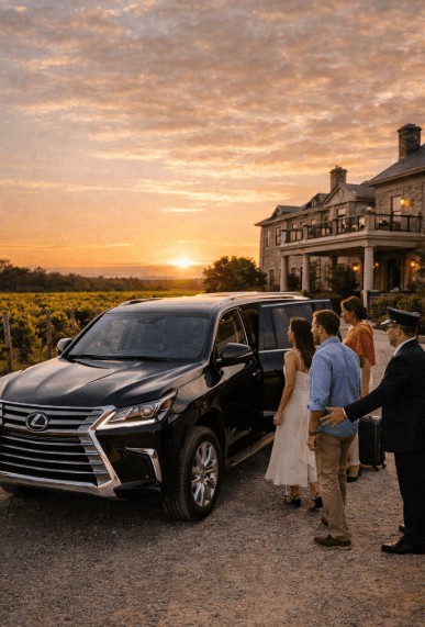 Group Wine Tour Transportation in Niagara