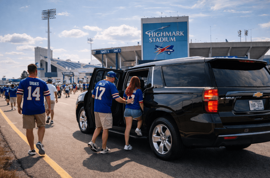 Highmark Stadium black car service