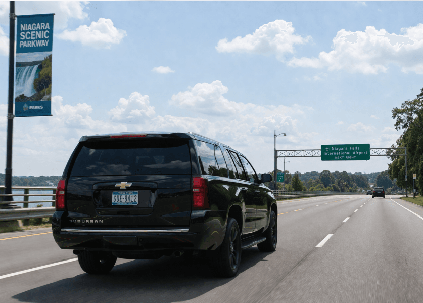 Buffalo to Niagara Falls airport black car