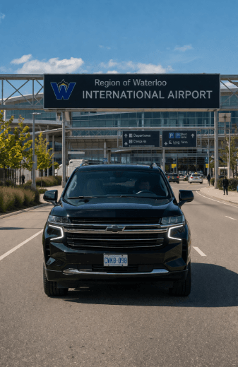 Buffalo to Region of Waterloo Airport Black Car Service